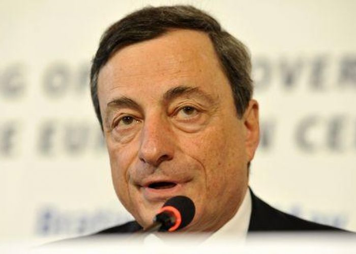 Bce/ Draghi: Disoccupazione può innescare proteste distruttive