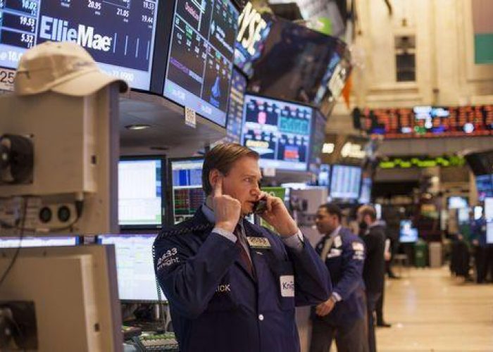Borsa/ Wall Street cancella i guadagni di febbraio, DJ -0,56%