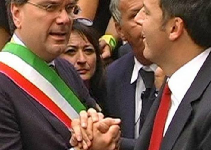 Brignolo incontra Renzi a Expotra le bandiere di Coldiretti