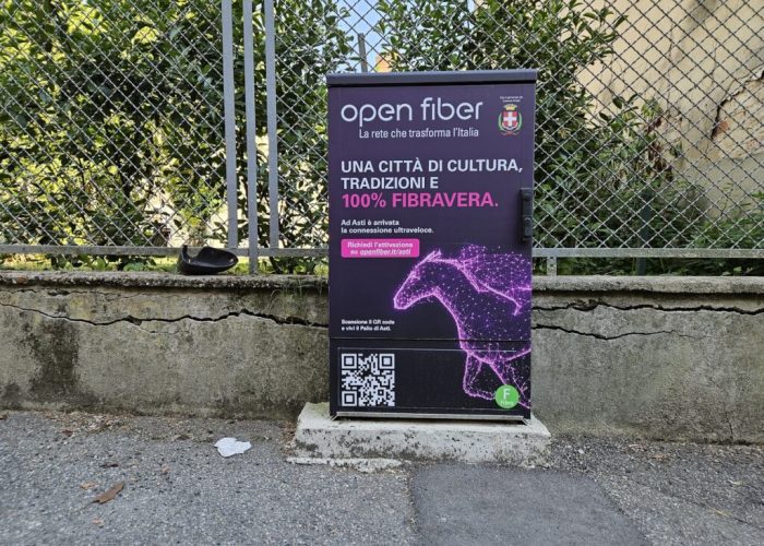 cabinet open fiber viale partigianI
