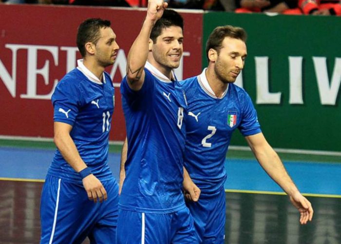 Calcio a 5: Patias scatenato in maglia azzurra