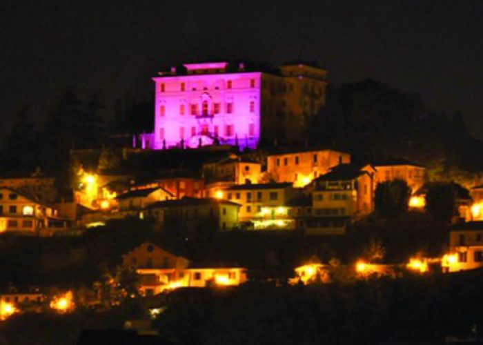 Castello Gancia in rosaper il mese della Lilt