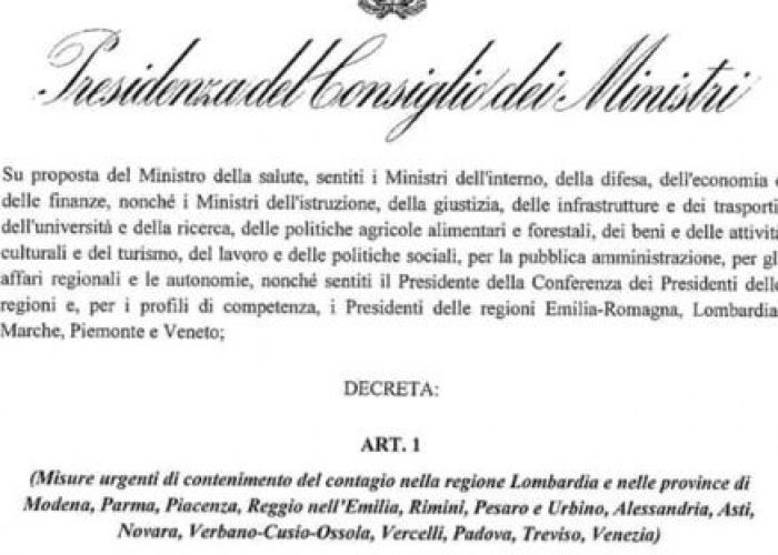 coronavirus decreto