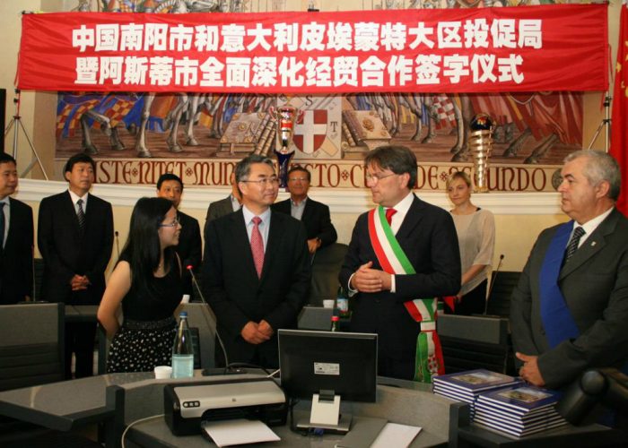 Delegazione cinese in visita nell'Astigiano