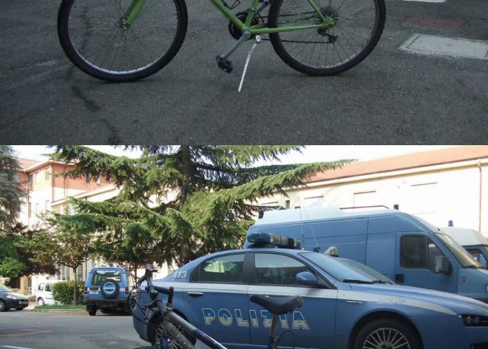 Di chi sono queste mountain bike?Recuperate dalla Questura