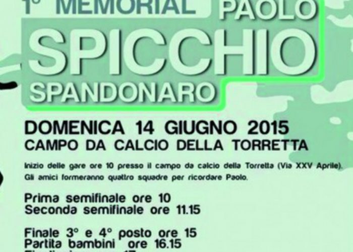 Domenica a Torrettail 1° memorial "Paolo Spandonaro"