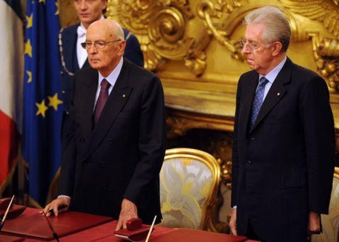 Elezioni/Napolitano:Monti è senatore a vita, non è candidabile