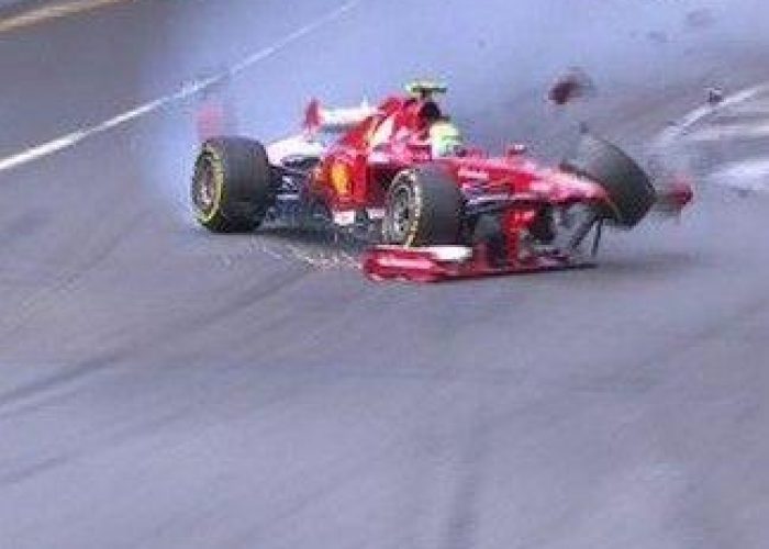 F1/ Gp Monaco, schianto di Felipe Massa nelle terze libere