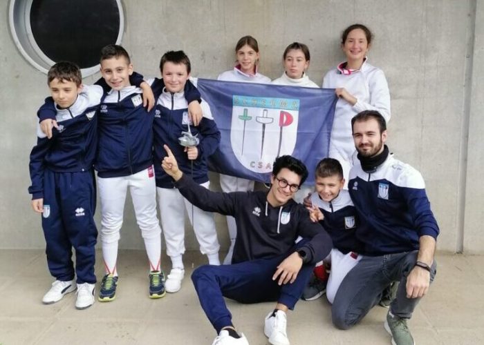 foto di gruppo 1 con i tecnici Pasqua e Mandarini