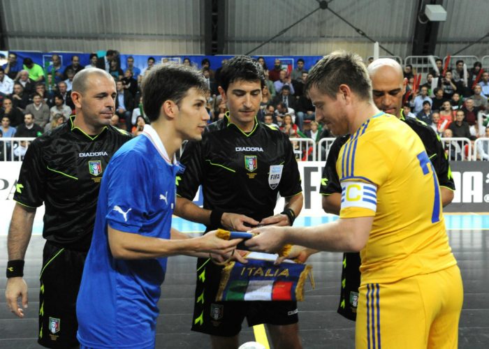 Futsal, nell'amichevole di lusso l'Ucraina batte l'Italia 4-3
