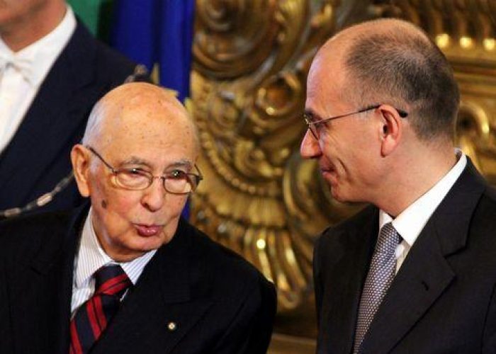 Governo/ Letta ricevuto da Napolitano al Quirinale