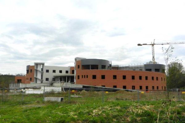 Il costruendo ospedale di Nizza Monferrato