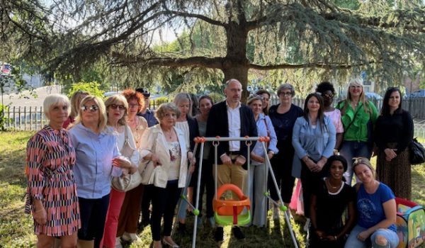 inaugurazione spazio giochi casa delle donne e dei bambini
