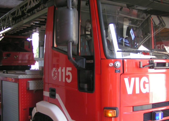 Incendio lunedì pomeriggio all'ex Facis di San Damiano