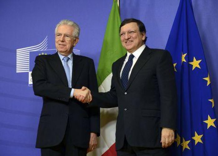 Incontro Monti-Barroso: Attuare pienamente riforme in Italia