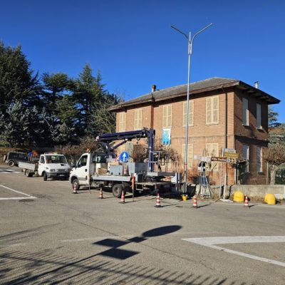 installazione palo a Viatosto