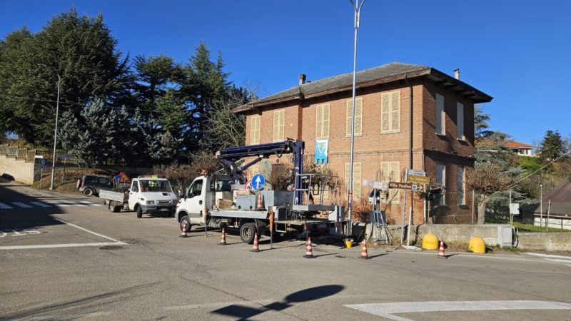 installazione palo a Viatosto