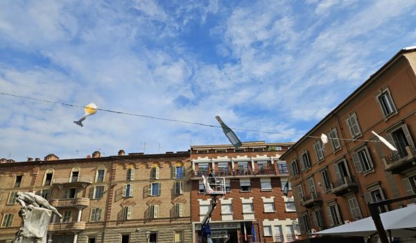 installazioni in piazza Medici