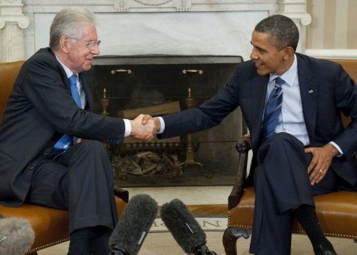 Italia-Usa/ Obama a Monti: Lieto collaborare ancora strettamente