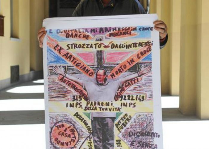 La protesta contro Equitaliadiventa un manifesto artistico