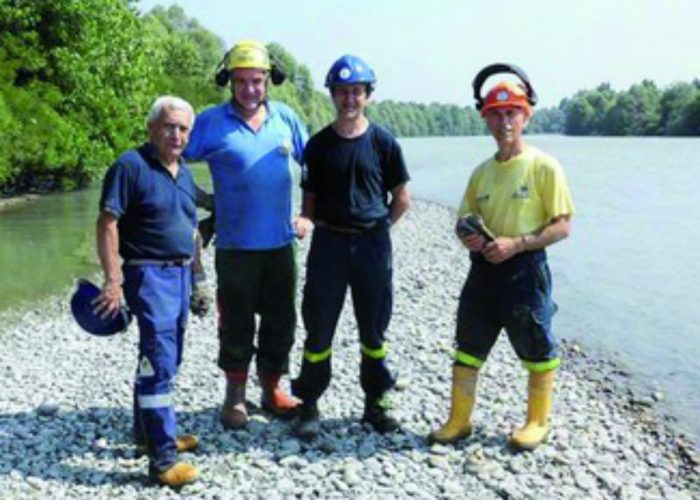 La Protezione civile mettein sicurezza il rio San Carlo