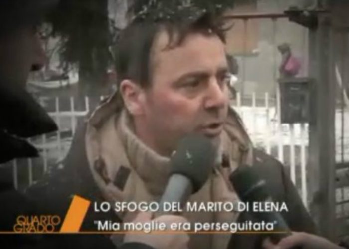 La telefonata in tv del marito di Elena«Un tentativo di difendersi»