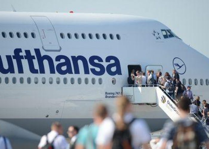 Lufthansa cancella oggi 500 voli in Europa causa sciopero