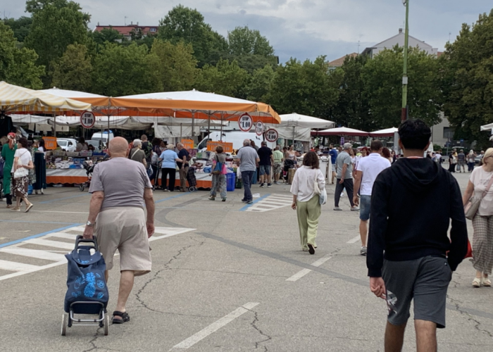 mercato di piazza del Palio