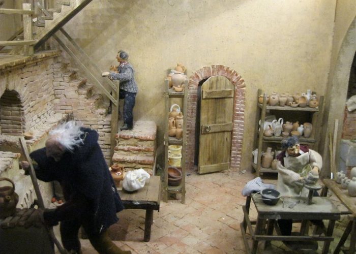 Mestieri e botteghe in miniaturaVisite aperte al presepe di Nicola