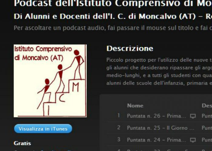 Moncalvo, in prima Cle lezioni si riascoltanocon lo smartphone