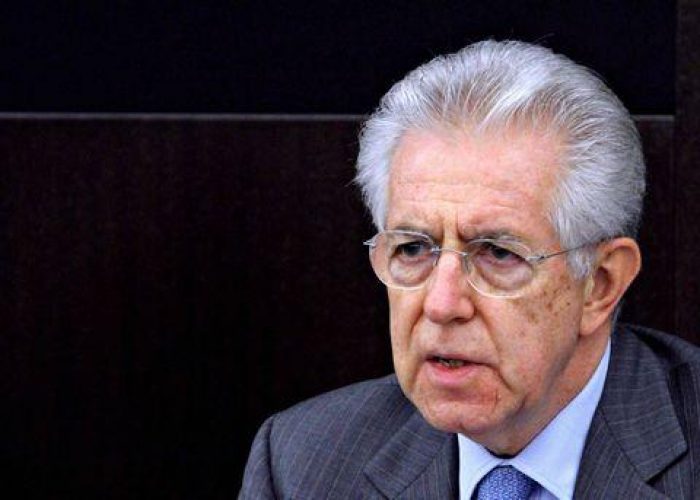Monti: Da Bersani ok ampia condivisione anche su nuovo governo