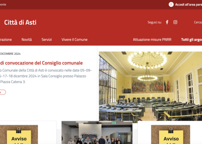 nuovo sito del comune di asti