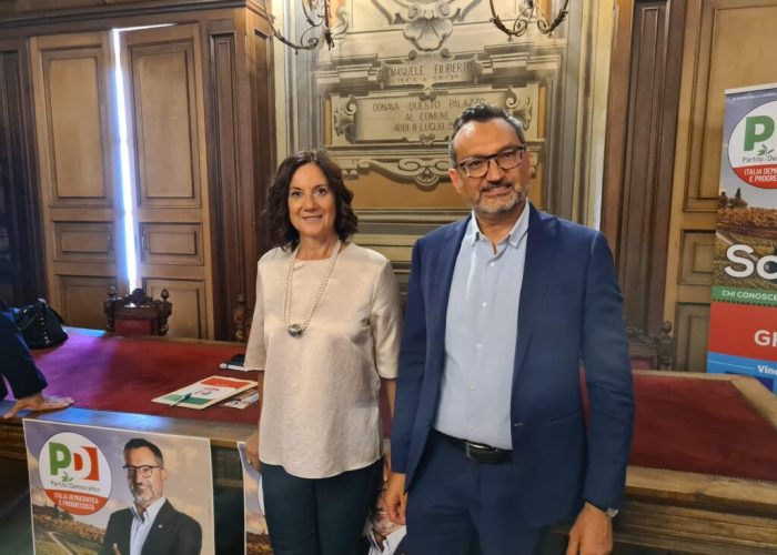 ornella lovisolo e andrea ghignone pd
