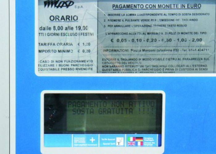 Parcheggi gratis ad Asti dall11 a 23 agosto