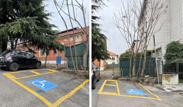 parcheggio disabili