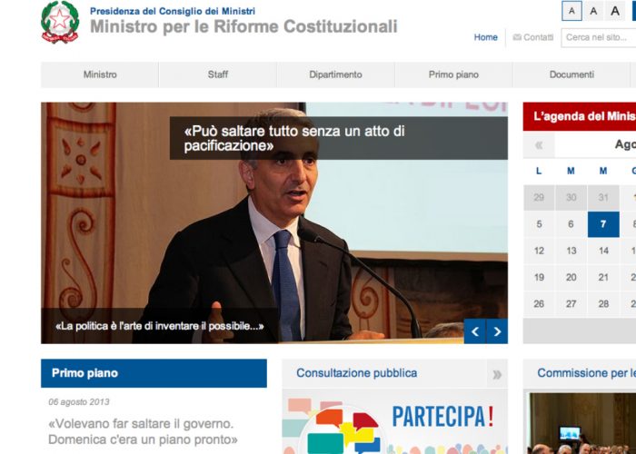 Quale riforma costituzionale volete?Una consultazione online