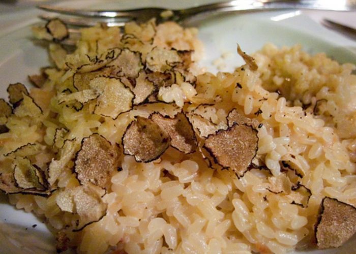 Risotto con Spumante e tartufo