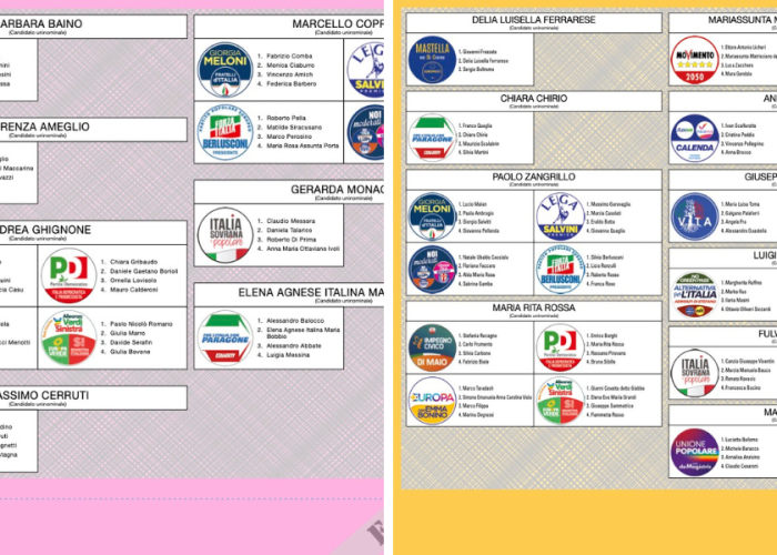 schede elettorali 2022