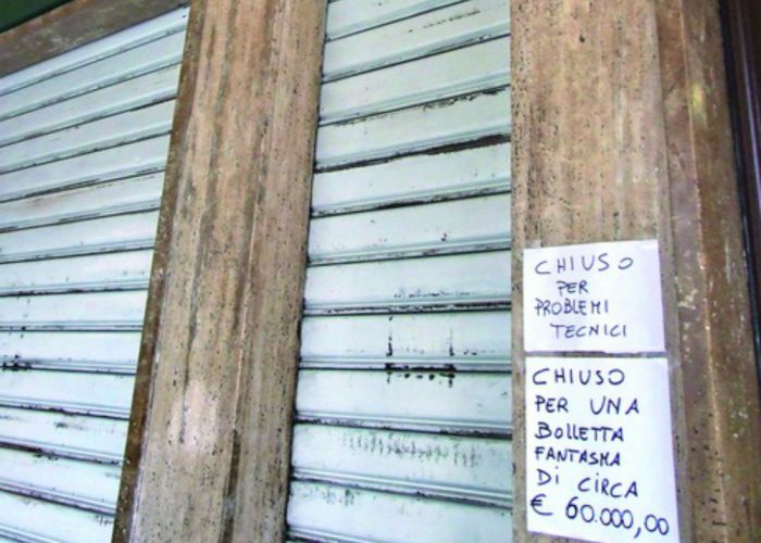 Se il bar chiude per una "bolletta fantasma"