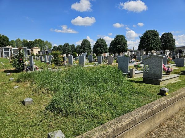 sezione III cimitero di Asti caso sflaci risultato