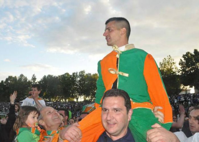 Simone Mereu fa il bis a Fucecchioper la Contrada della Querciola