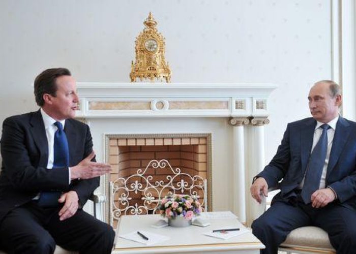 Siria/ Putin: Cameron propone "misure congiunte" per soluzione