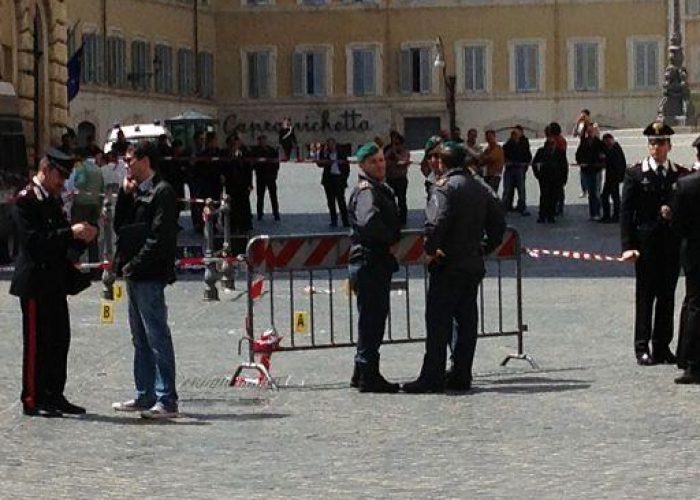 Sparatoria P. Chigi/ Attentatore ha agito da solo, è incensurato