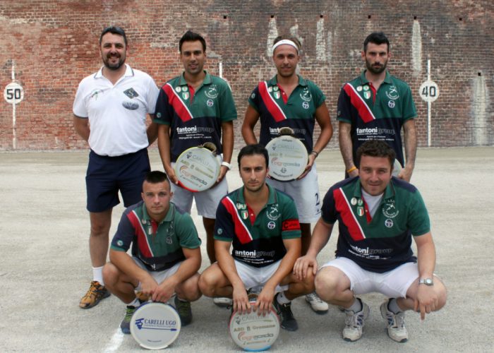 Tamburello a muro, Grazzano seconda finalista