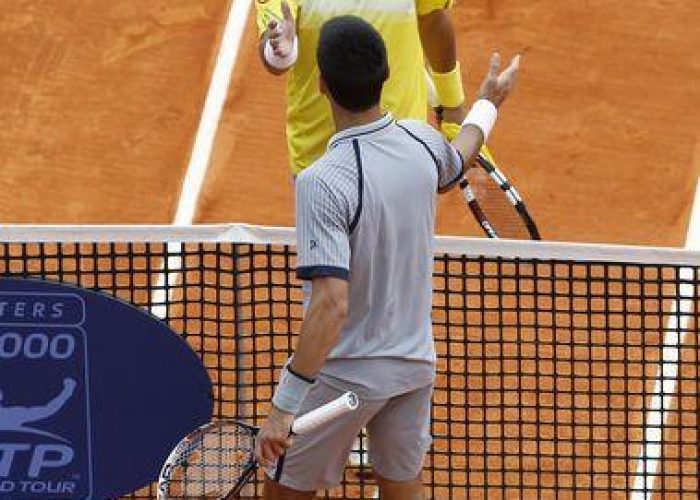 Tennis/ Atp Montecarlo: troppo Djokovic, Fognini eliminato