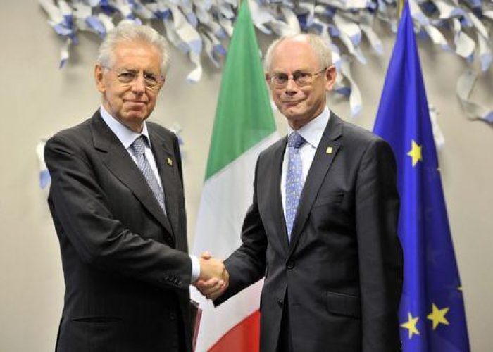 Ue/ Monti, vertice con Van Rompuy su bilancio pluriennale