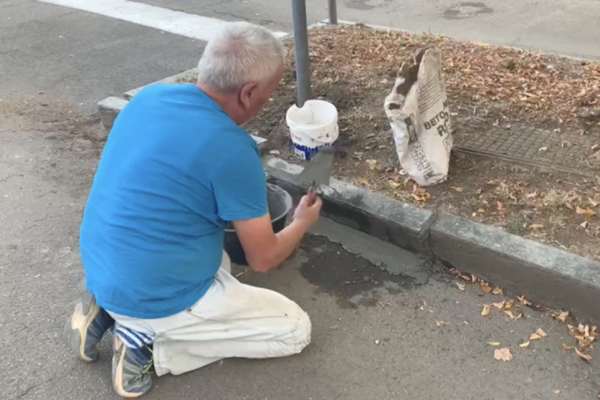 via torchio sistemazione cordolo