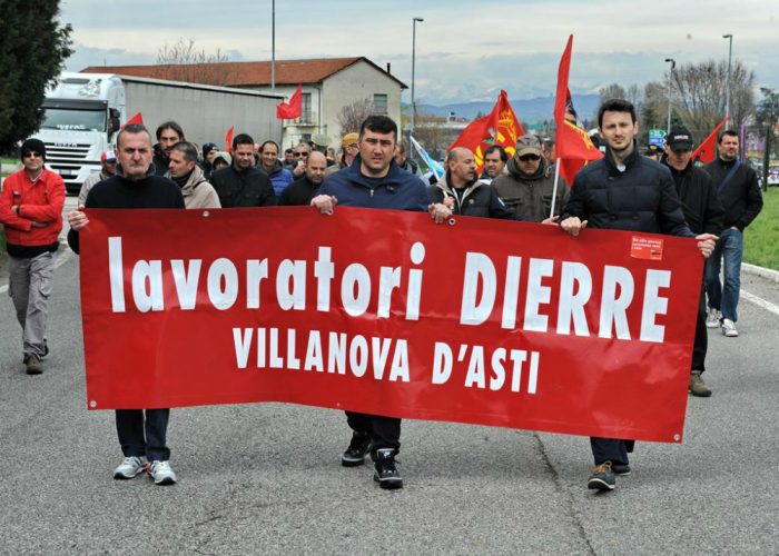 VIDEO: Lavoratori Dierre in scioperocontro i timori di delocalizzazione